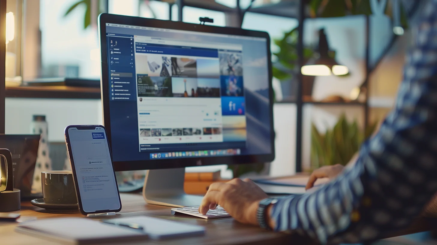 page Facebook professionnelle