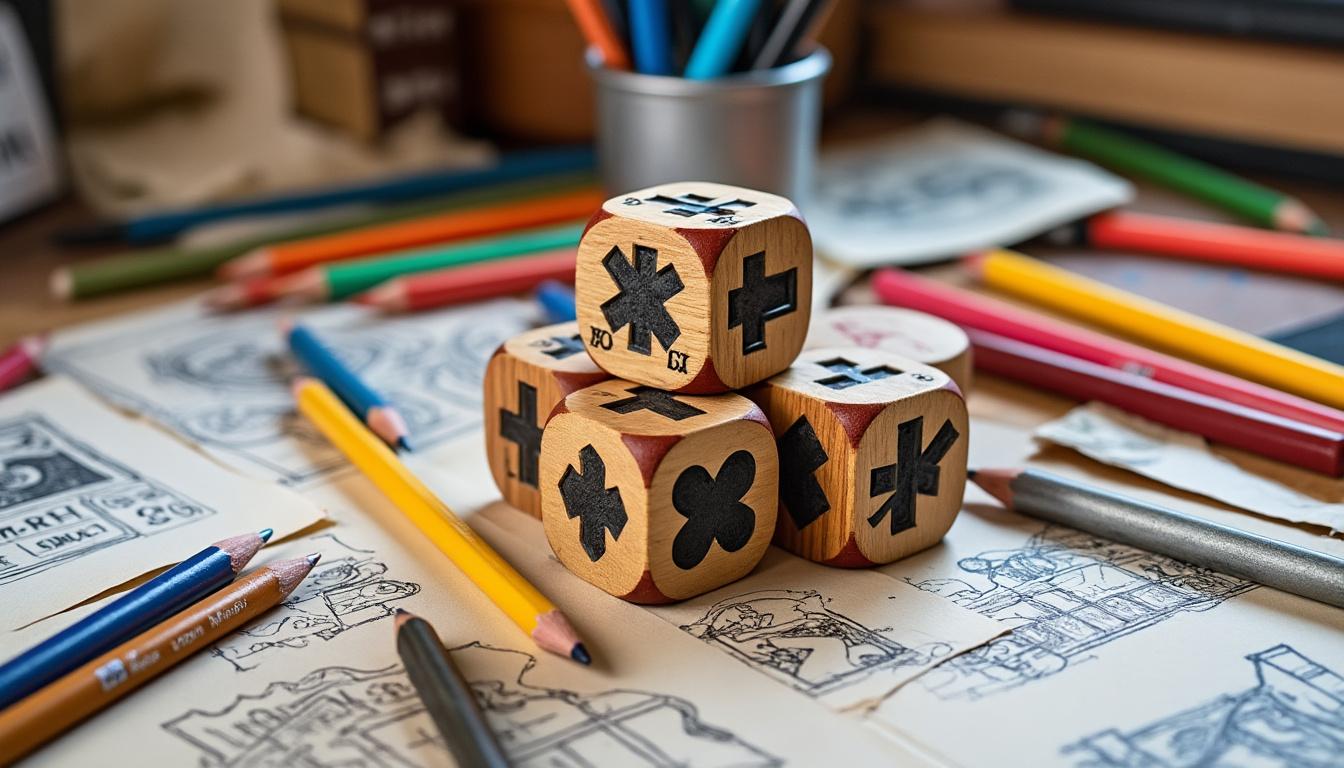 découvrez comment les dés de graphisme stimulent la créativité et dynamisent les sessions de brainstorm, en apportant une touche ludique et innovante à la génération d'idées.