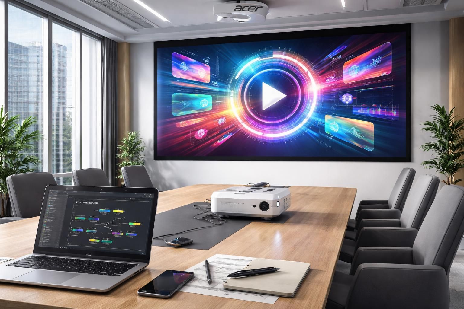 découvrez comment automatiser la diffusion continue de contenus sur un vidéoprojecteur acer pour une présentation fluide et sans interruption.