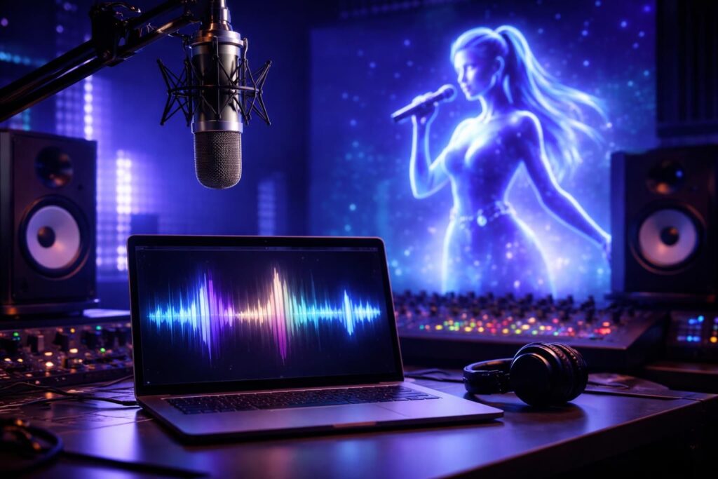 découvrez comment transformer un texte en chanson en utilisant la technologie ia de synthèse vocale et de conversion de voix en chant (tts, voice-to-singing) pour créer des performances vocales uniques.