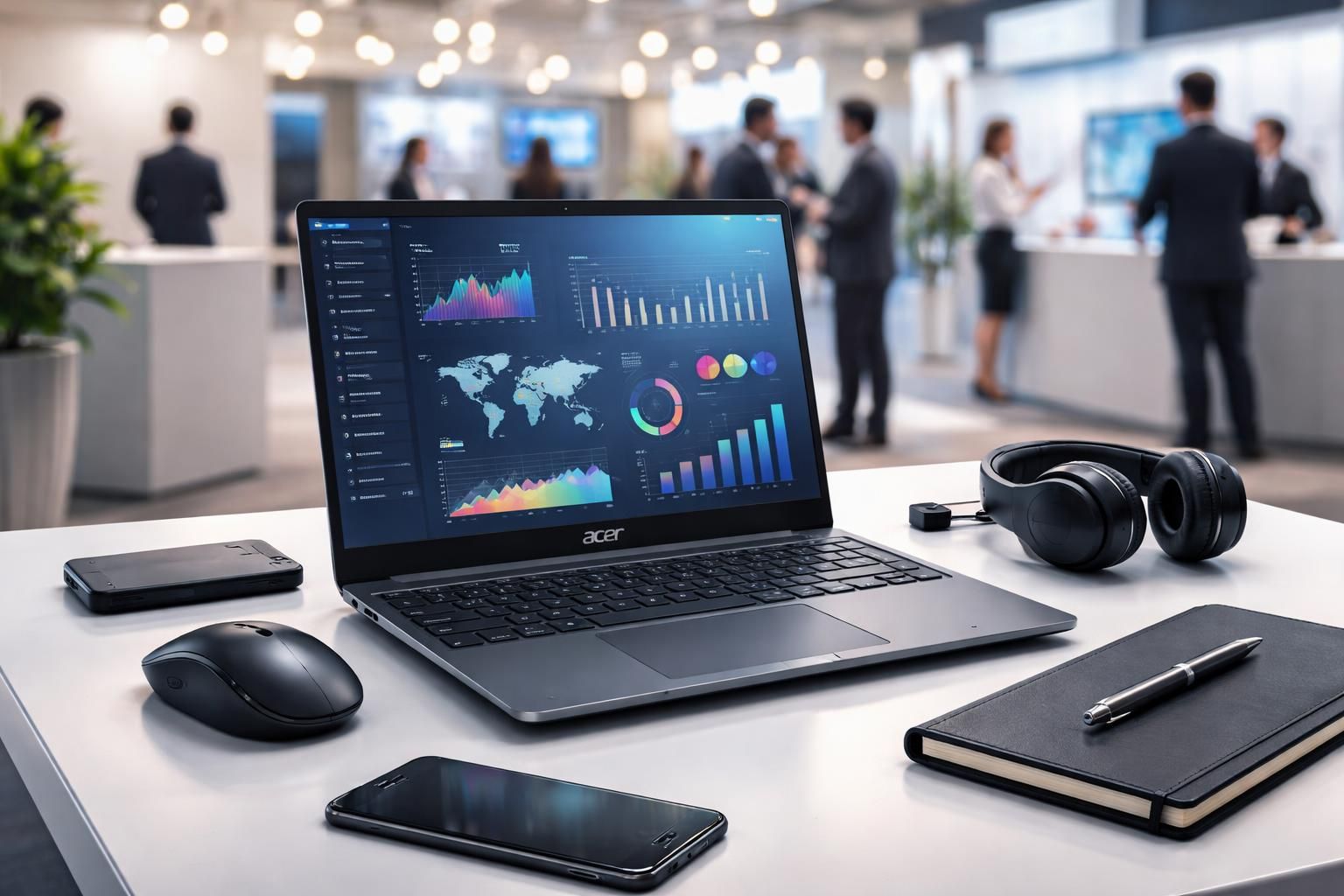 découvrez la configuration idéale d'un pc portable acer pour le marketing terrain lors des journées salon, alliant performance, mobilité et autonomie.