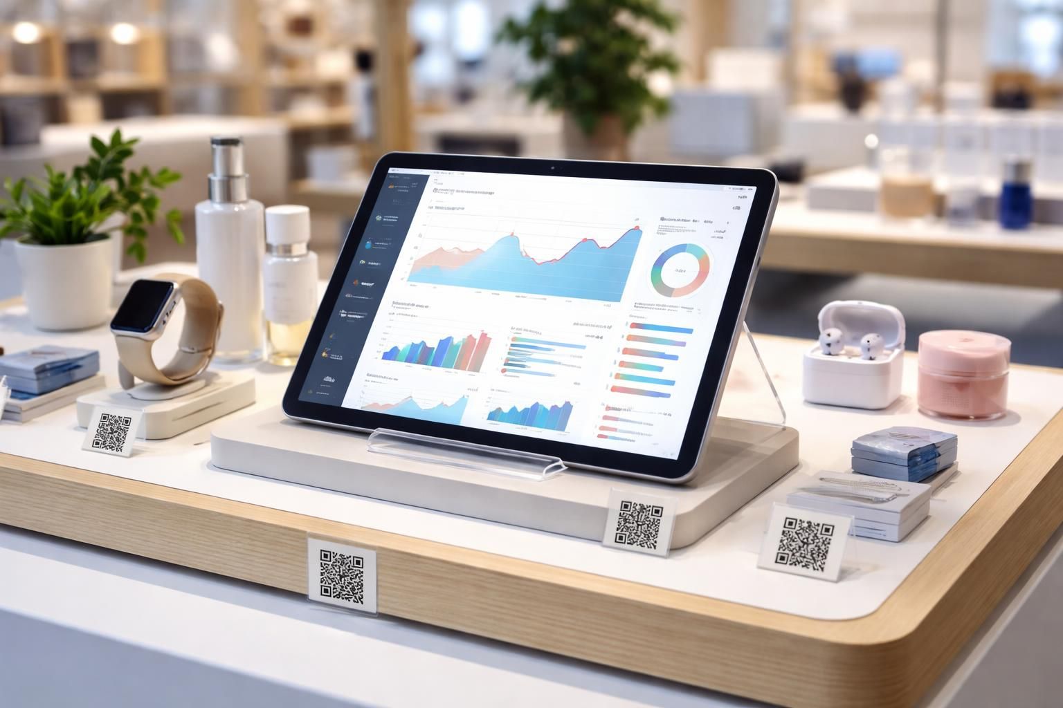 découvrez comment utiliser les qr codes associés à un ipad pour mesurer efficacement l'impact d'un présentoir en magasin et optimiser vos ventes.