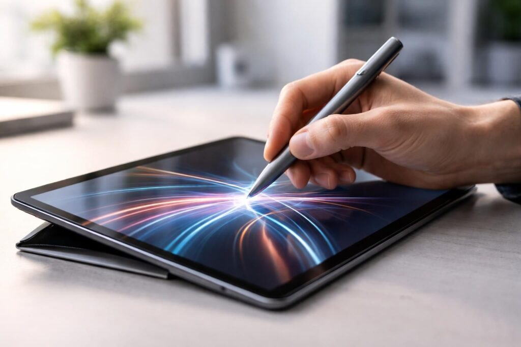 découvrez comment impressionner avec le stylet sur la tablette tactile microsoft grâce à notre démo produit exclusive. explorez des fonctionnalités innovantes pour booster votre créativité et productivité.